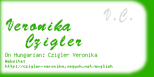 veronika czigler business card